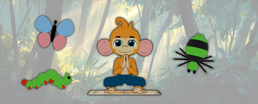 Kids Yoga Inspired by Nature: Butterfly, Spider and Caterpillar Poses