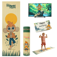 Hanu and the Stormy Sky Yoga Mat & Storybook Set