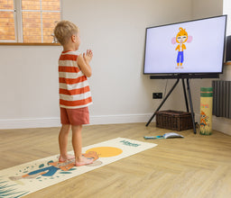 Hanu and the Stormy Sky Yoga Mat & Storybook Set