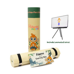 Hanu and the Stormy Sky Yoga Mat & Storybook Set