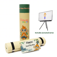 Hanu and the Stormy Sky Yoga Mat & Storybook Set